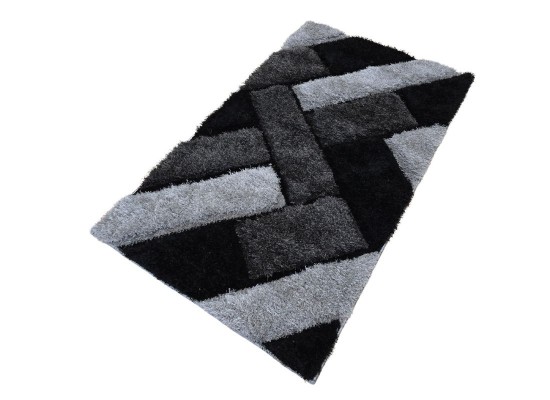 Тъкан килим 3D SHAGGY GRANDE 720 black p